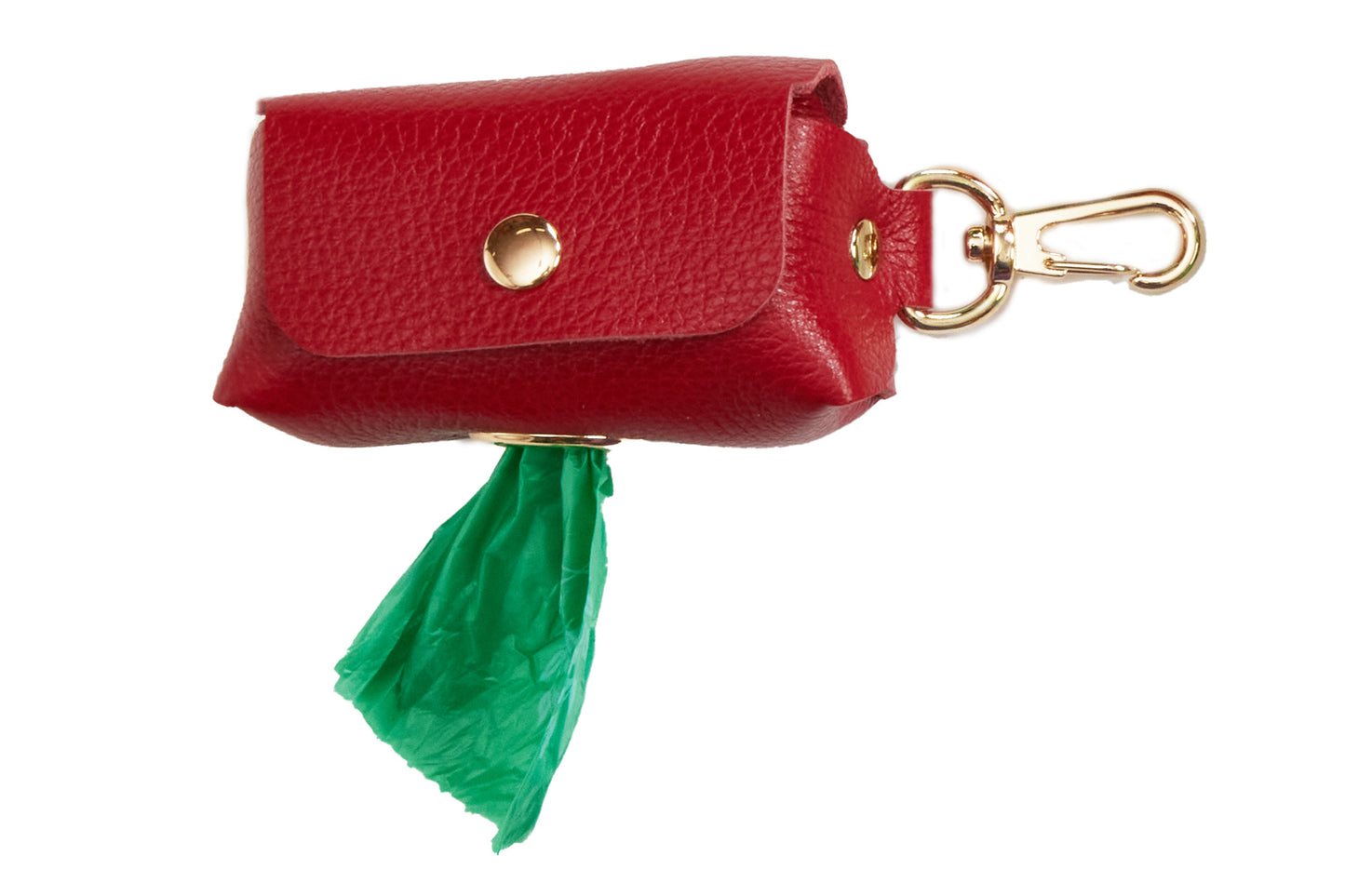 Fine leather Bag Holders - 10 Color Options - Poop Bag Holder