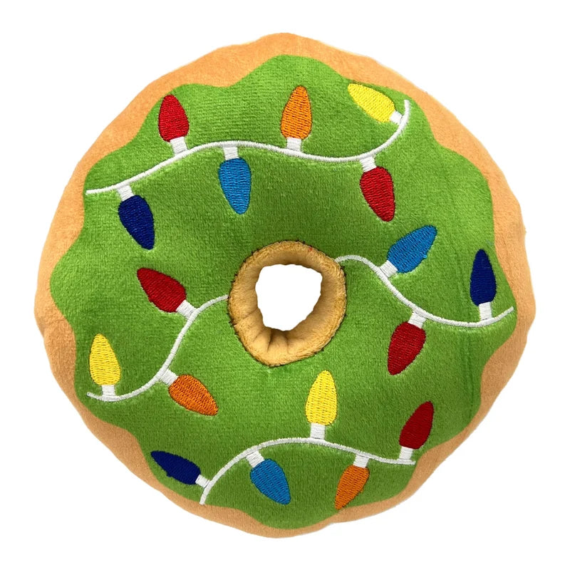 Christmas - Lit Donut - Dog Toy