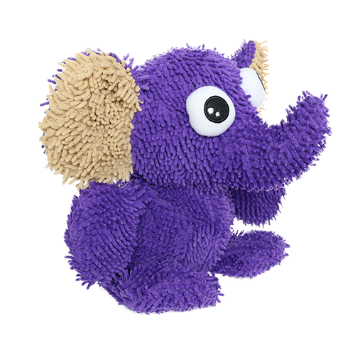Micro Ball Durable Toys - 2 Size Options Blue Cookie Monster, Purple Elephant & Pink Penguin