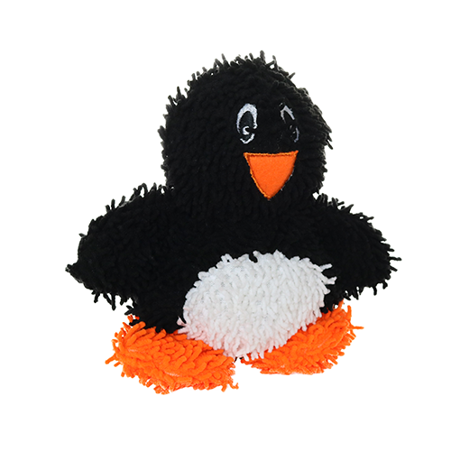 Micro Ball Holiday Durable Toys - One Size Option -  Black Penguin, Santa, Snowman, Reindeer