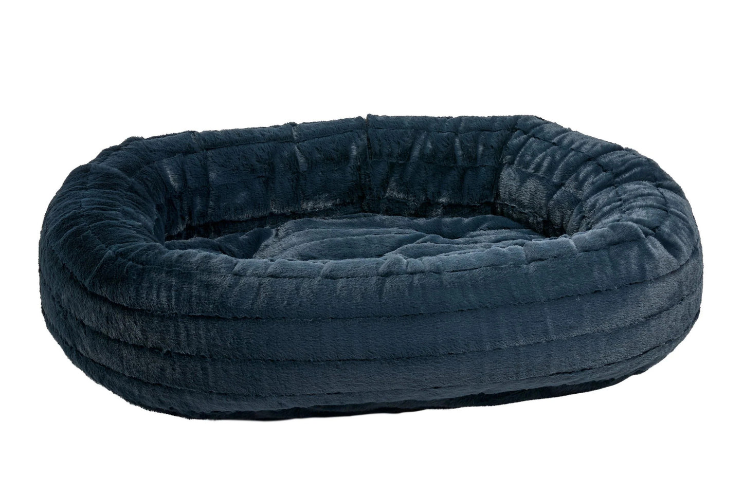 Microvelvet - Donut Bed - Majestic Blue - Dog Bed