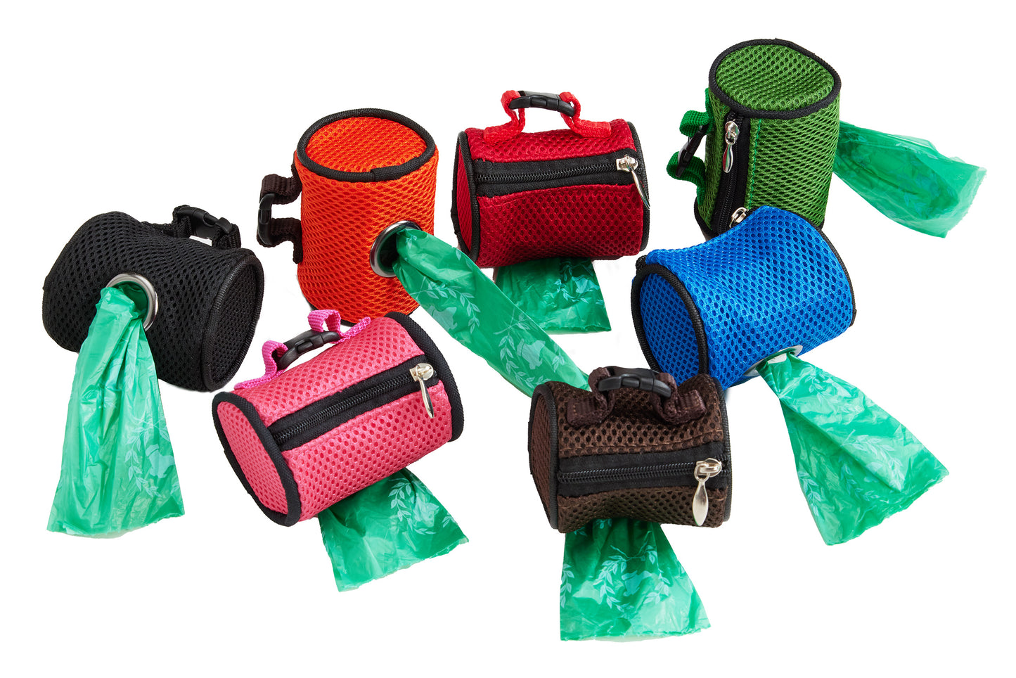 Mesh Bag Holders - 7 Color Options - Poop Bag Holder