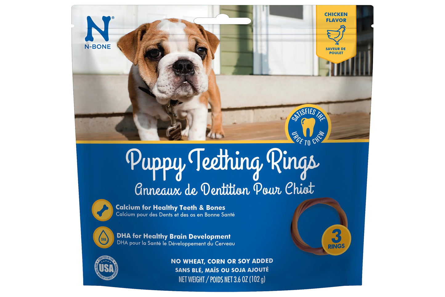 Puppy Teething Ring - Dog Treat - USA