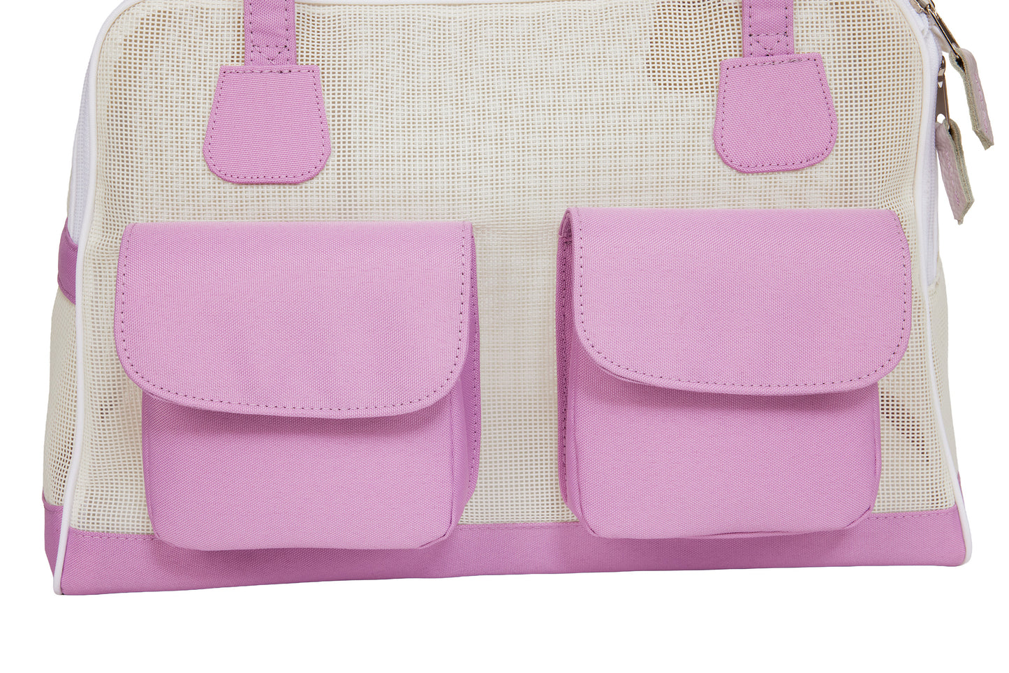 Spring/Summer - All Mesh Spring/Summer - Pink/White Mesh