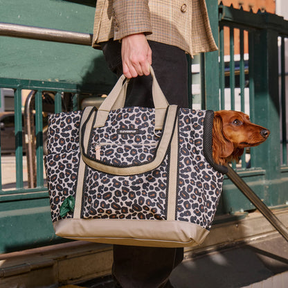 Leopard Transit Tote Dog Carrier - 2 Sizes
