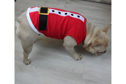 Christmas - Holiday - Santa Dog Tee Shirt