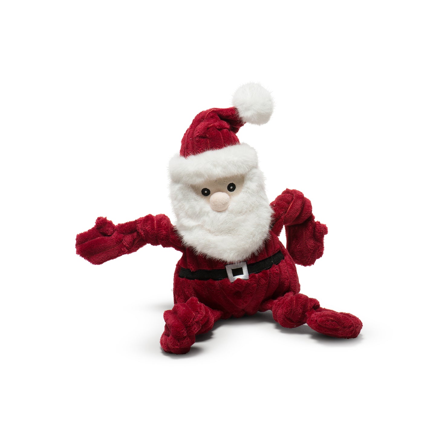 Christmas - Holiday - St. Nick Knottie Plush Dog Toy - 2 Sizes