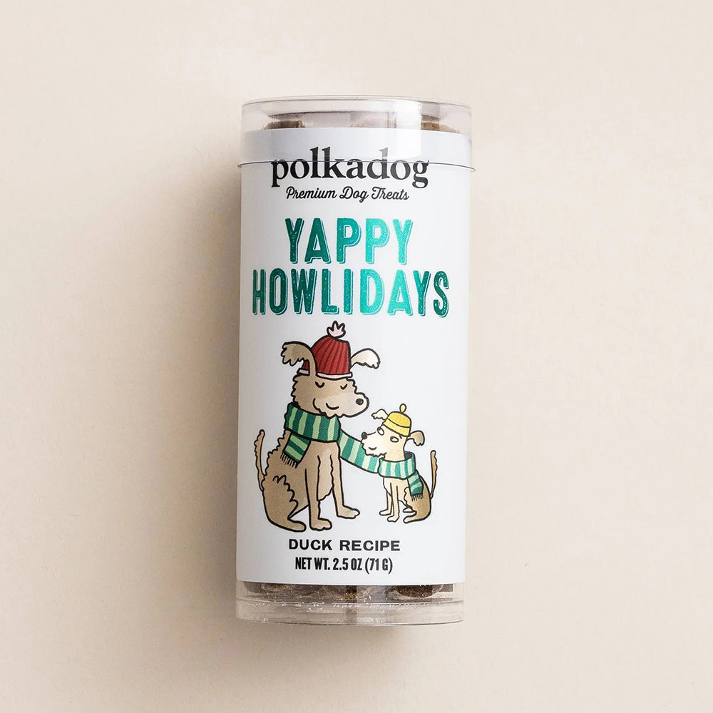 Christmas - Holiday Polka Dog Mini Tube - 2 Flavors