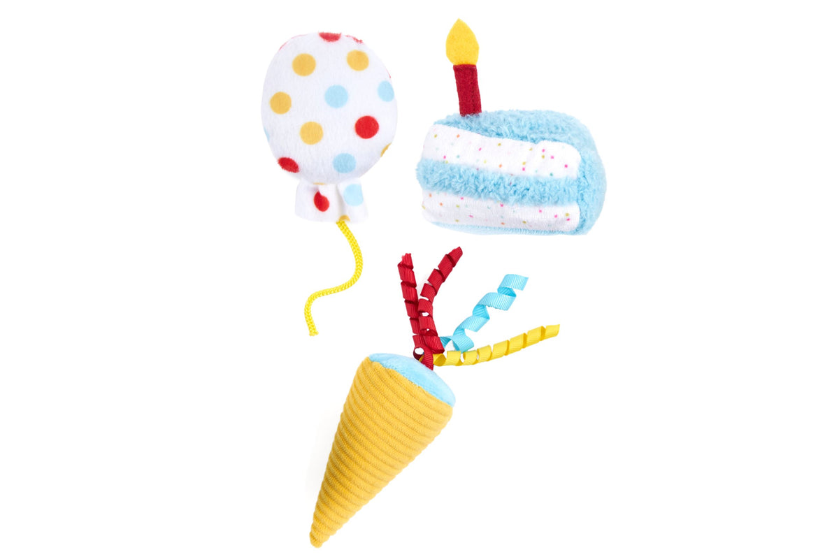 Feline - ZippyClaws Birthday Party Set - Cat Toy