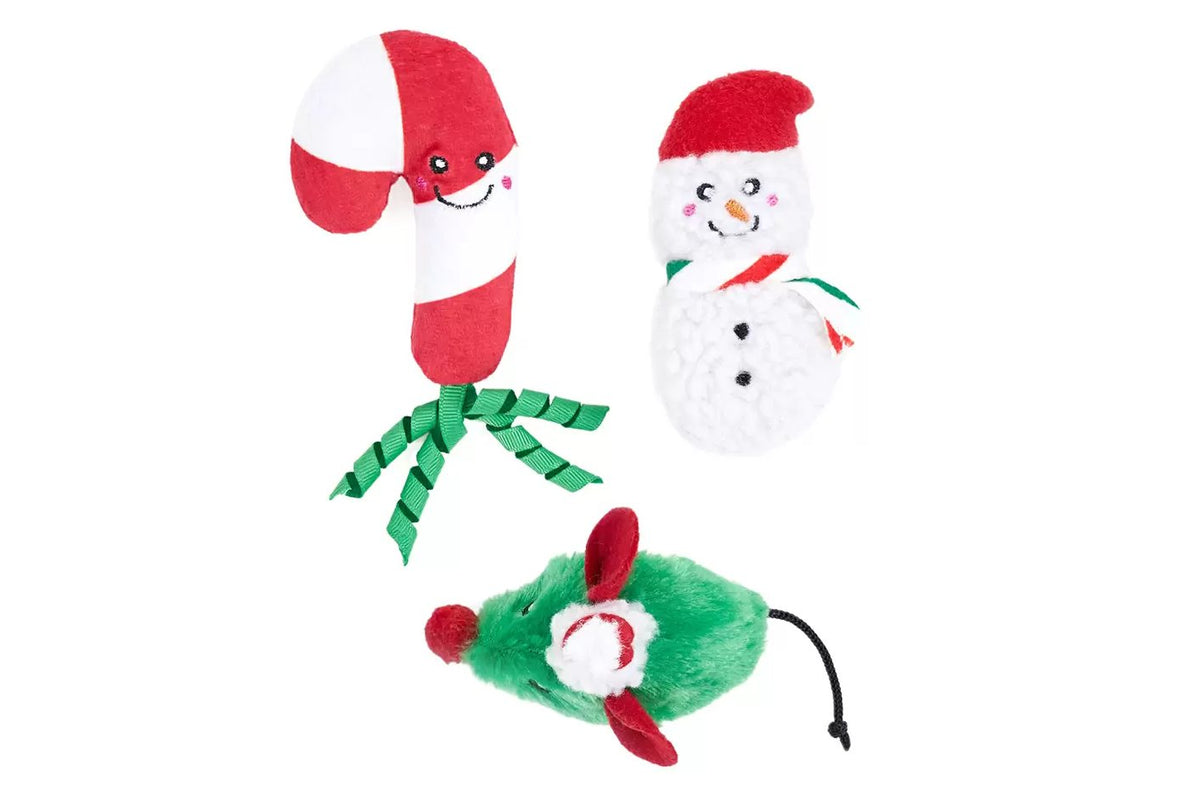 Feline - ZippyClaws Holiday - Festive Cheer - Cat Toy