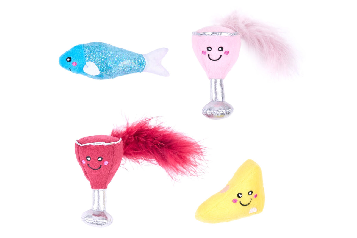 Feline - ZippyClaws NomNomz - Catcuterie Set - Cat Toy