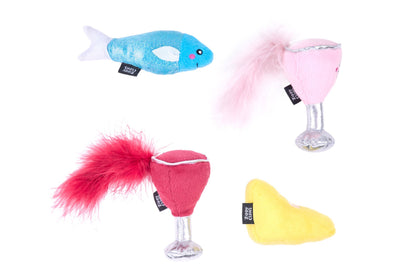 Feline - ZippyClaws NomNomz - Catcuterie Set - Cat Toy