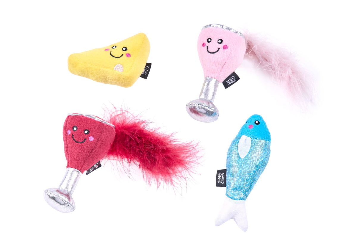 Feline - ZippyClaws NomNomz - Catcuterie Set - Cat Toy