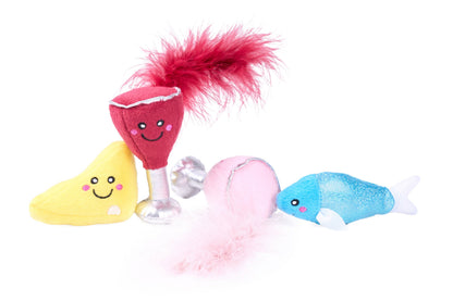 Feline - ZippyClaws NomNomz - Catcuterie Set - Cat Toy