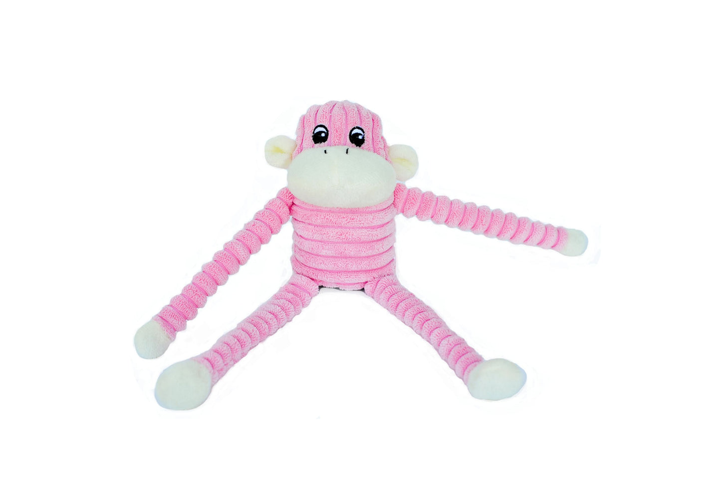 Spencer the Crinkle Monkey - Pink Small