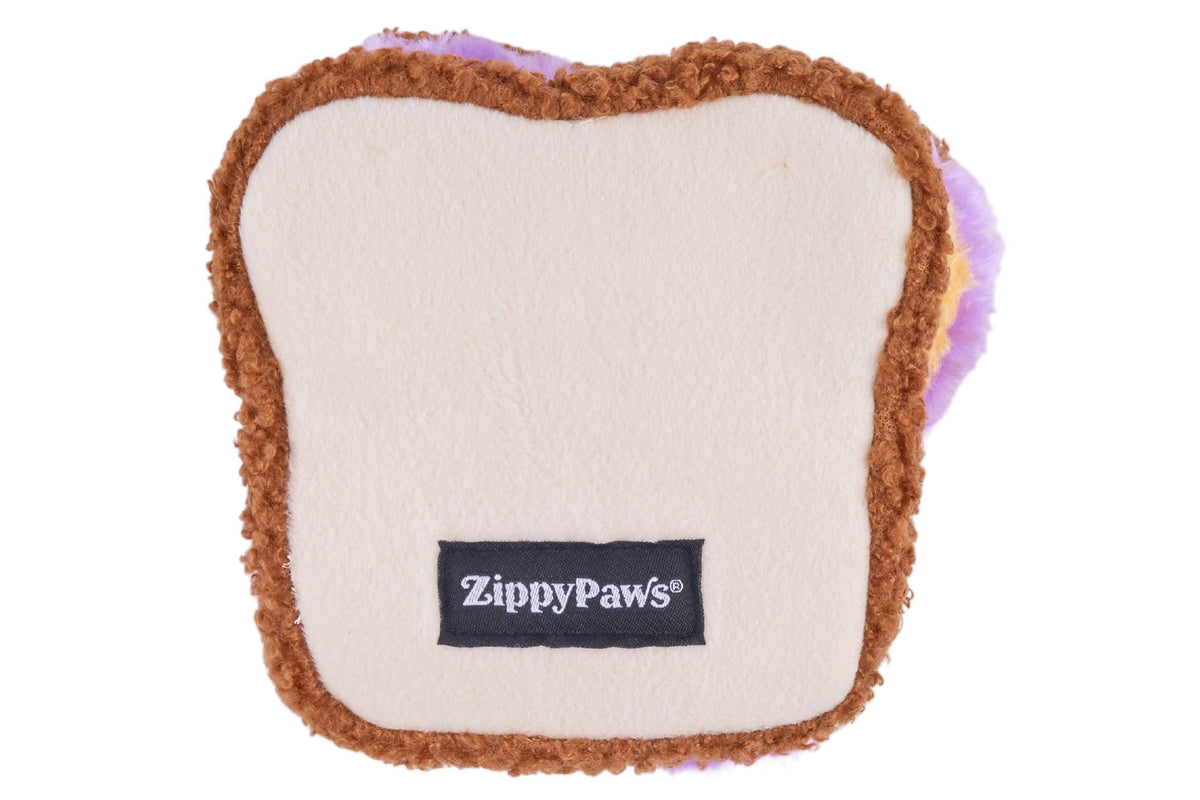 Snufflerz - PB&J Sandwich - Dog Toy