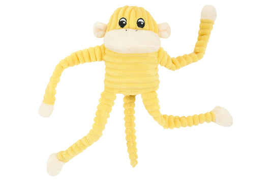 Spencer the Crinkle Monkey - Yellow Small