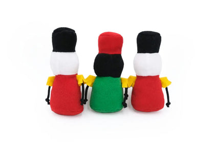 Christmas - Holiday Miniz 3-Pack - Nutcrackers - Dog Toy