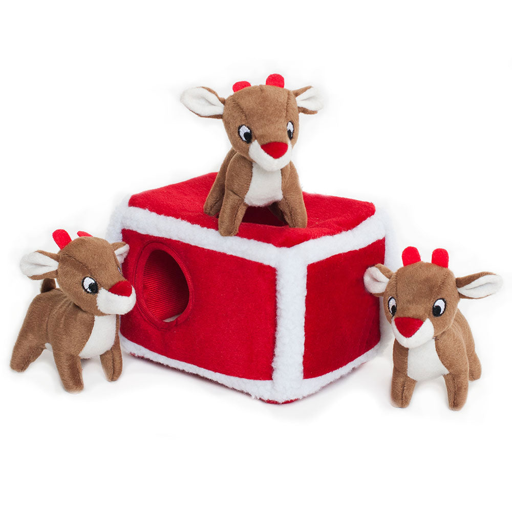 Holiday Burrow - Reindeer Pen - Puzzle Toy - Interactive Toy