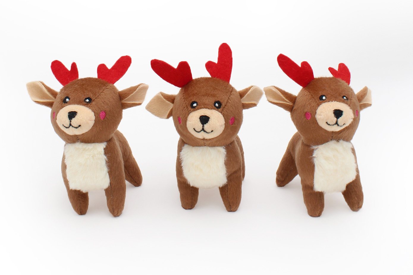 Christmas - Holiday Miniz  - Single - Reindeer - Dog Toy