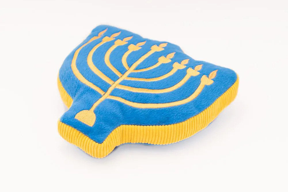 Hanukkah - Squeakie Pattiez – Menorah - Dog Toy