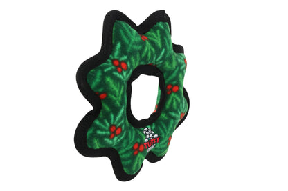Christmas - Tuffy Holiday Medium Gear Ring Wreath - Durable Dog Toy
