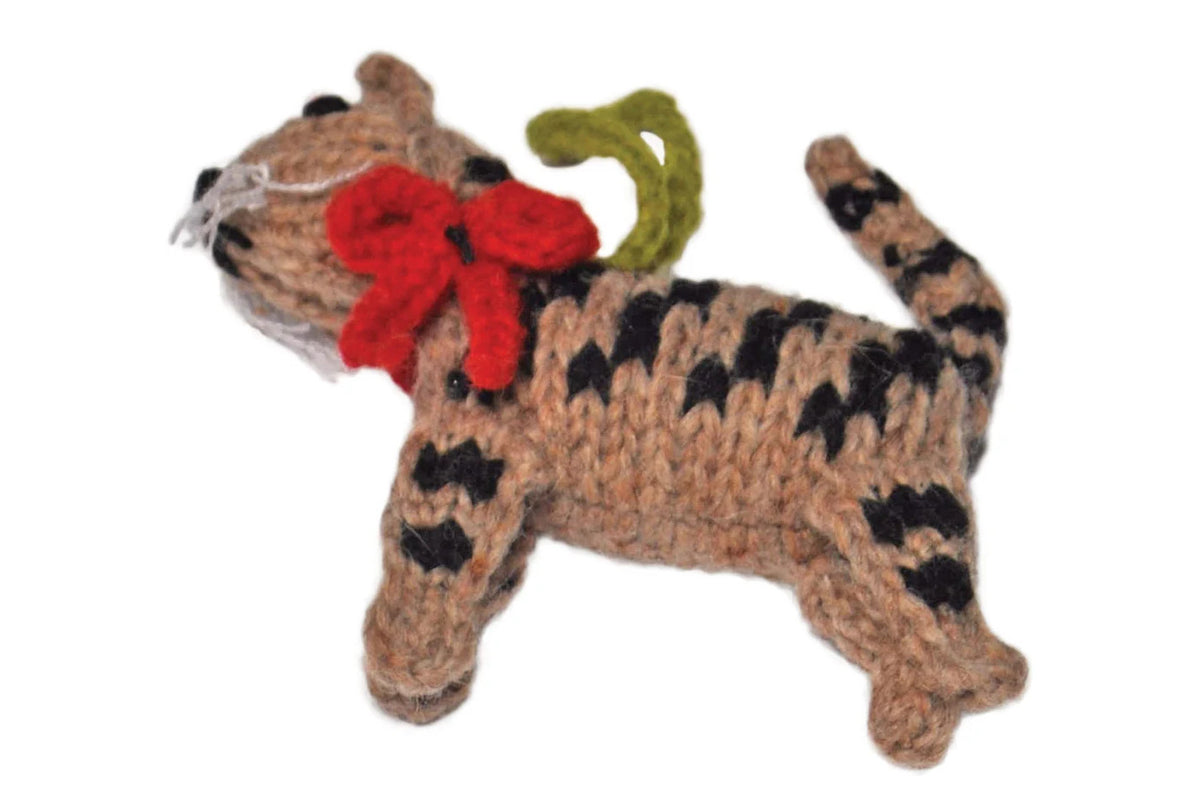 Cat Ornament - Christmas - Brown "LOKI"
