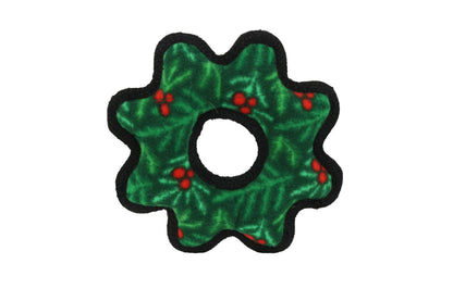 Christmas - Tuffy Holiday Junior Gear Ring Wreath - Durable Dog Toy