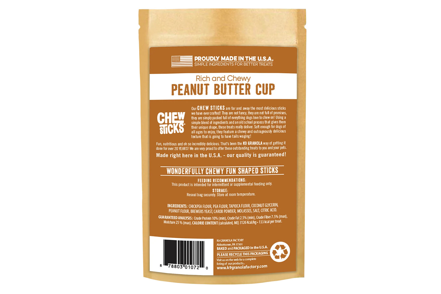 Chew Sticks Peanut Butter Cup