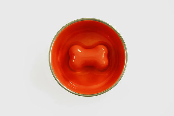 Dog Bowl - Slow Feeder - Small - 4 color options