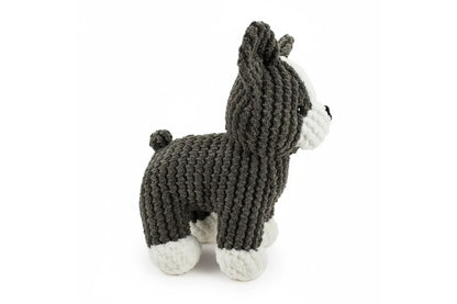 Dog Toy - 9" Boston Bo w/ Squeaker & Crinkle - Dog Toy