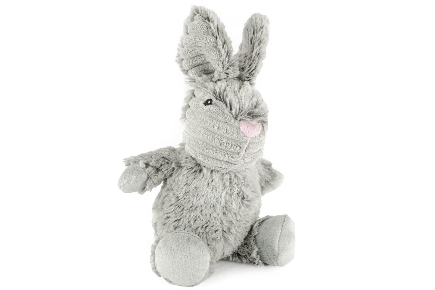 Cuddle Bunnies w/ Squeaker & Corduroy Trim - 2 Color Options - Dog Toy