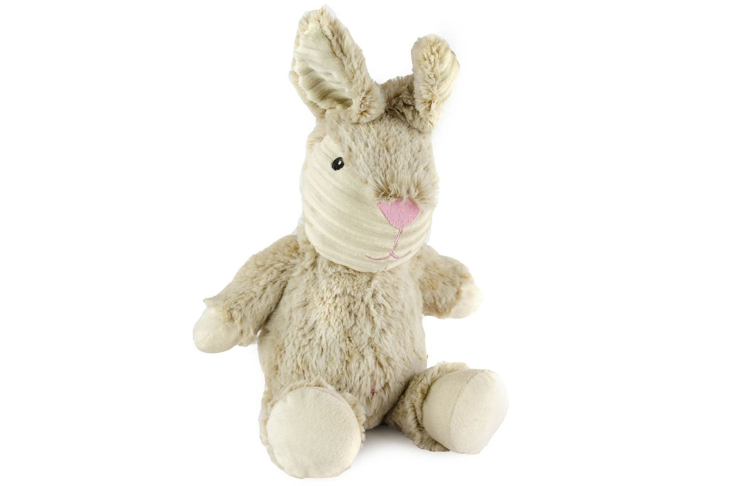 Cuddle Bunnies w/ Squeaker & Corduroy Trim - 2 Color Options - Dog Toy