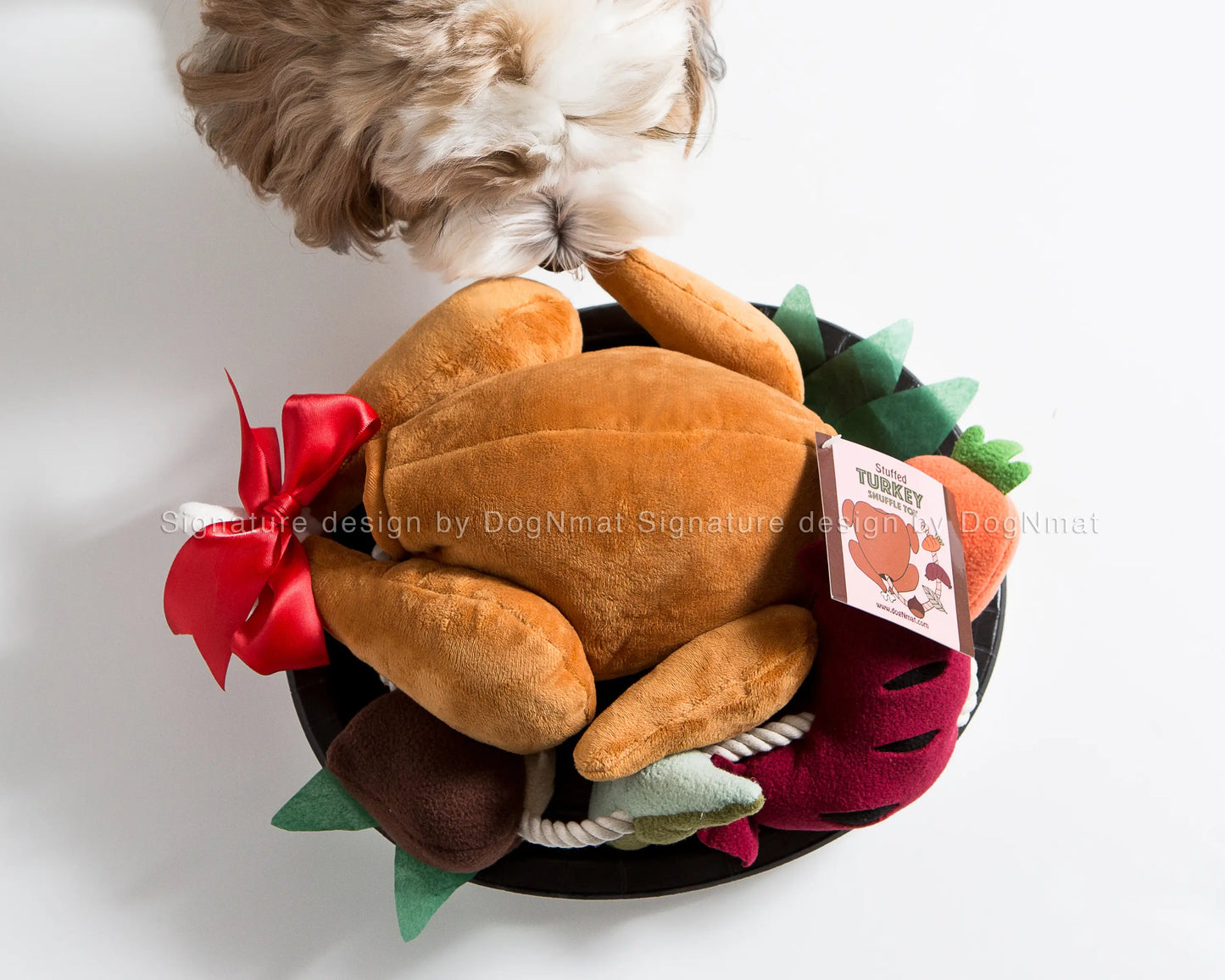 Holiday Turkey Snuffle Dog Toy-3 in 1 Hide and Seek Toy