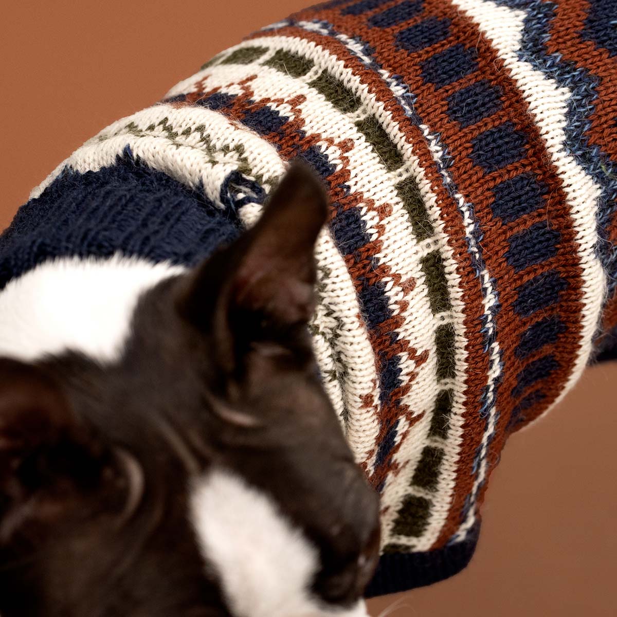 Dog Sweater - Iceberg Alpaca Dog Sweater