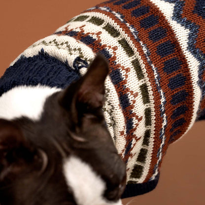 Dog Sweater - Iceberg Alpaca Dog Sweater