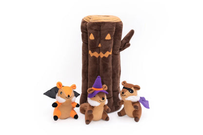 Halloween Burrow – Haunted Log - Interactive Dog Toy