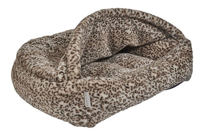 Canopy Cozy - Leopard - Dog Bed