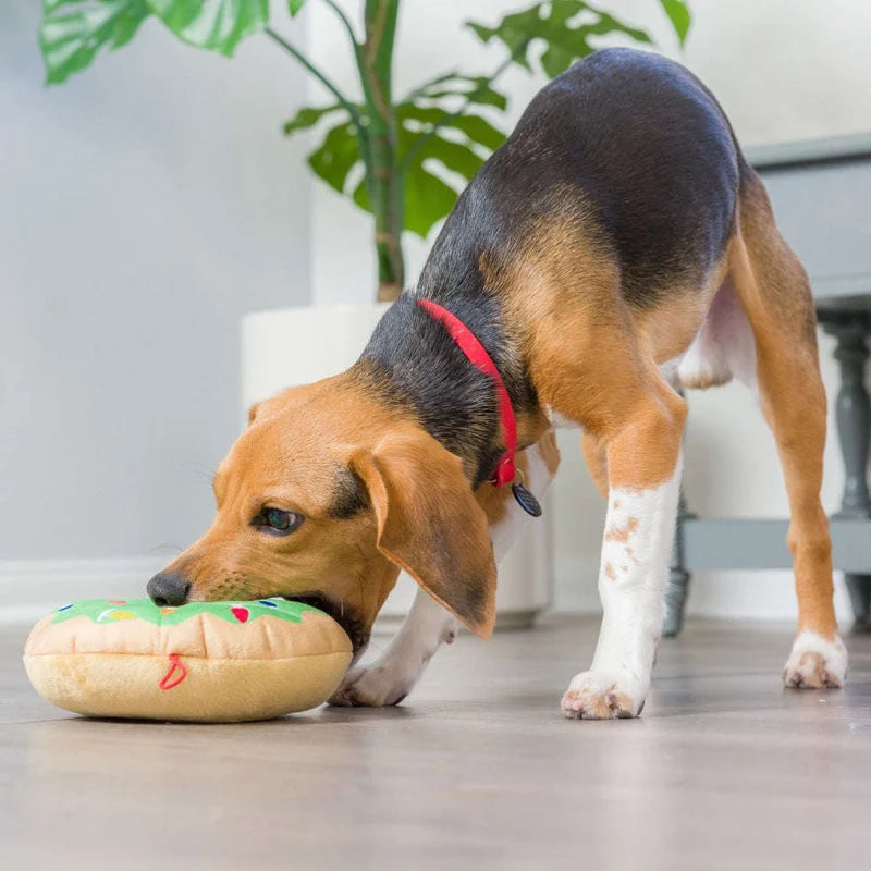 Christmas - Lit Donut - Dog Toy