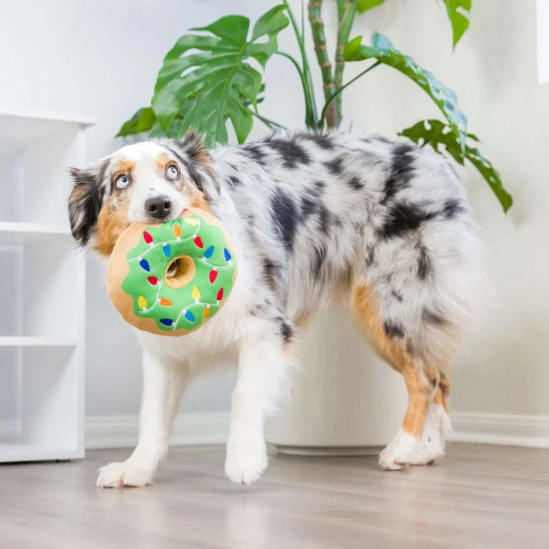 Christmas - Lit Donut - Dog Toy