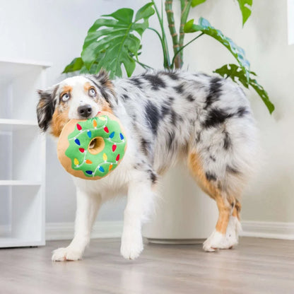 Christmas - Lit Donut - Dog Toy