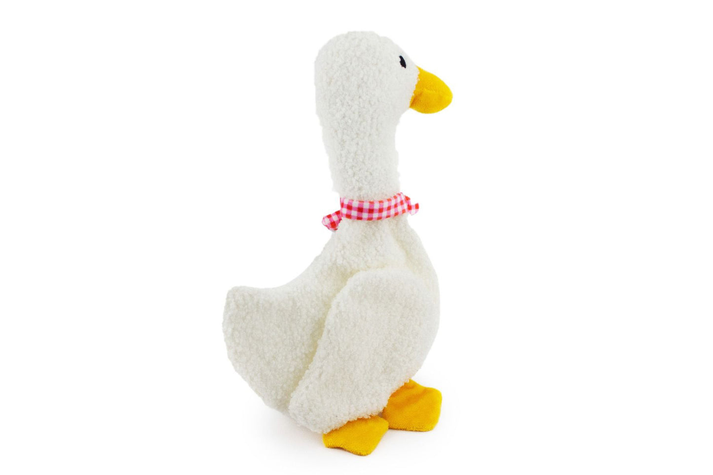 Crinkle 10" White Duck - Dog Toy