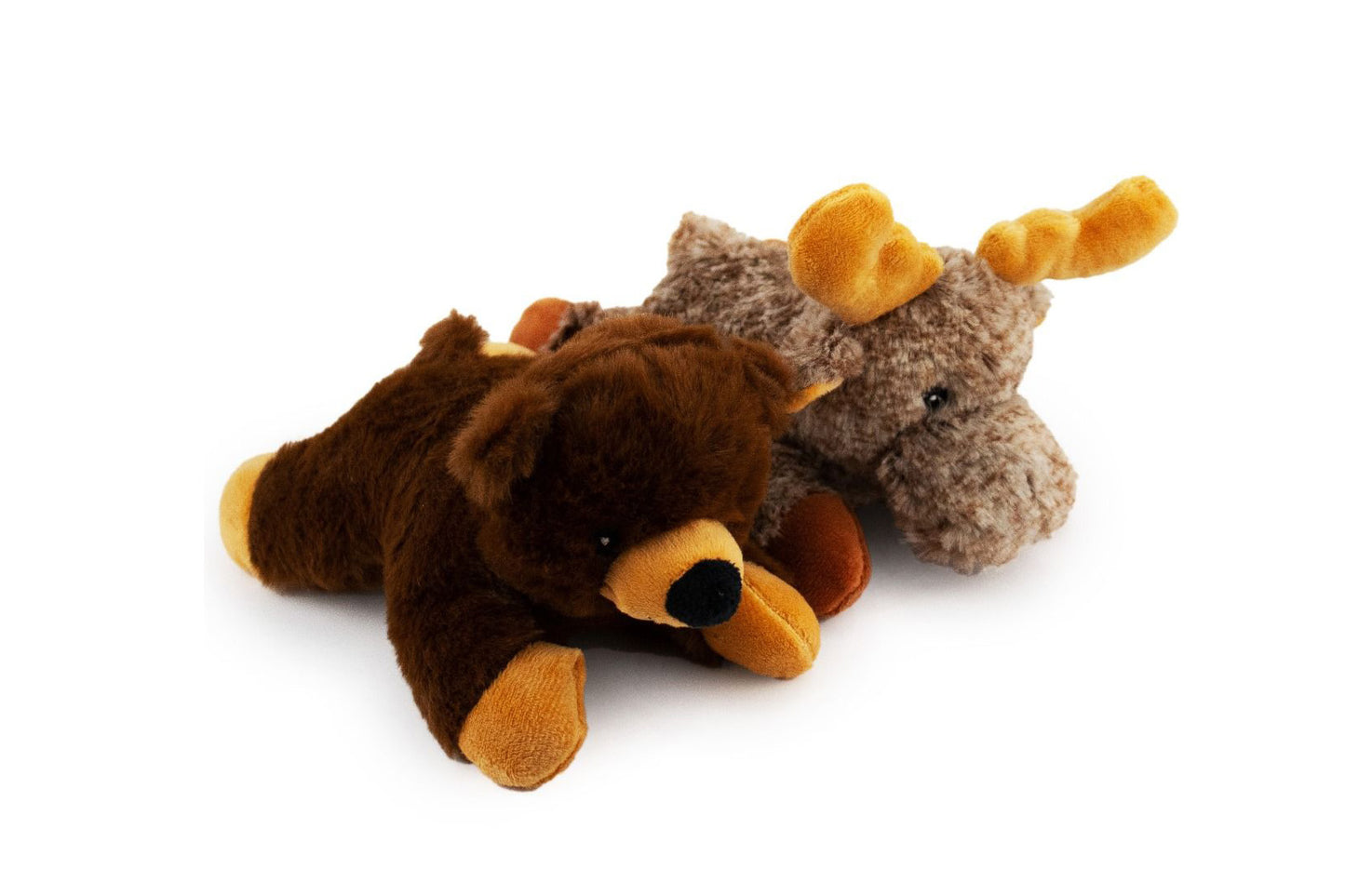 Wee Moose and Bear with Squeaker - 7" - Dog Toy