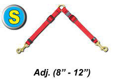 Cetacea Adjustable Double Dog Coupler - Walk Two Dogs - 12 Color Options