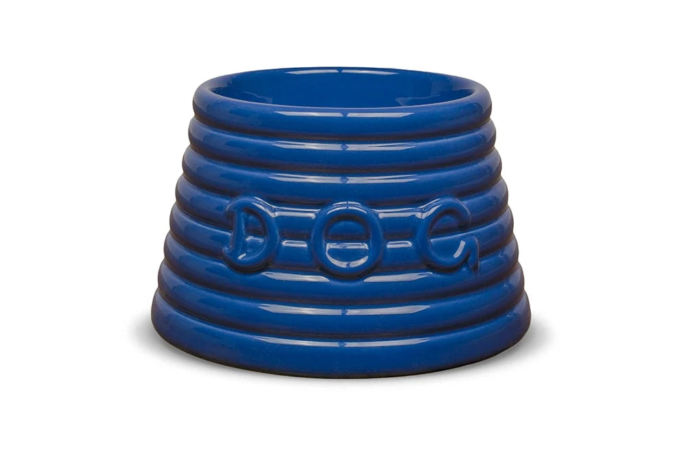 Bauer Pottery - Ringware Dog Bowl - 4 Color Options