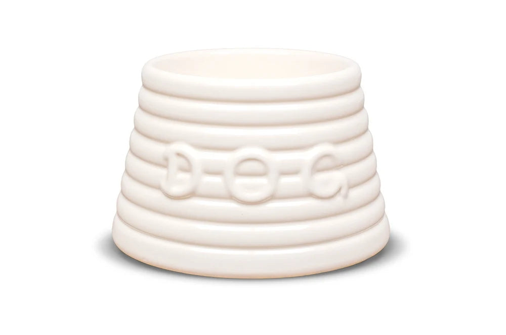 Bauer Pottery - Ringware Dog Bowl - 4 Color Options