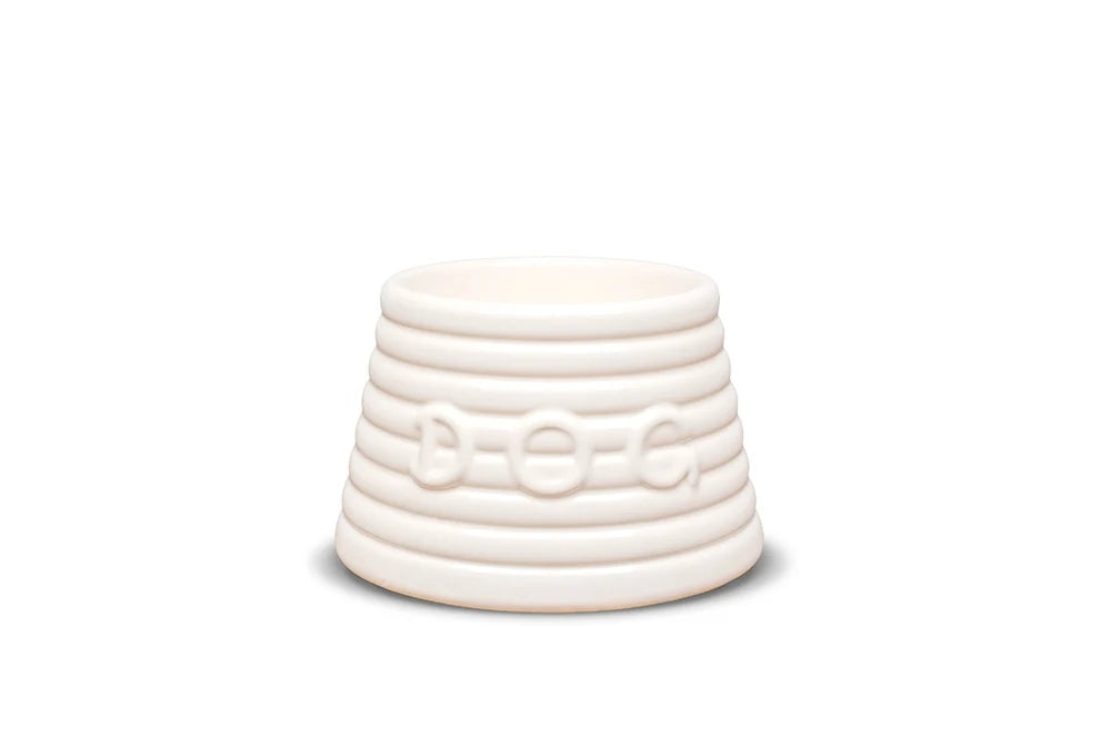 Bauer Pottery - Ringware Dog Bowl - 4 Color Options