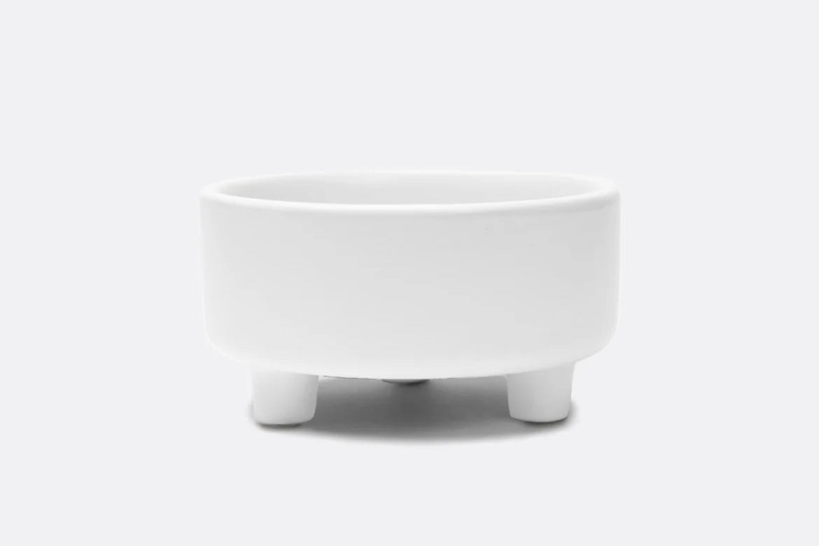 Footed Ceramic Dog Bowls - 2 Sizes