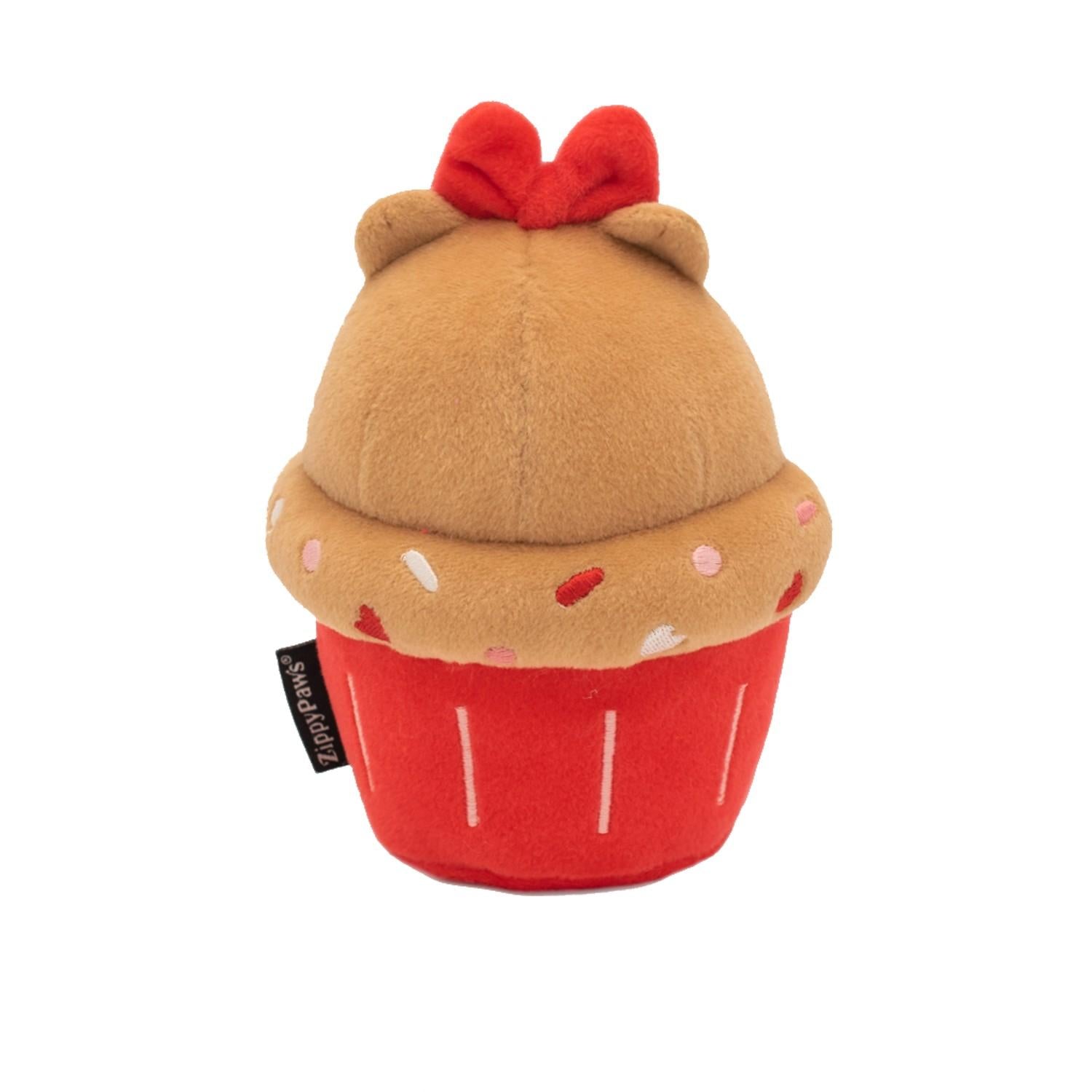 Brown Happy Birthday Cupcake - Dog Toy