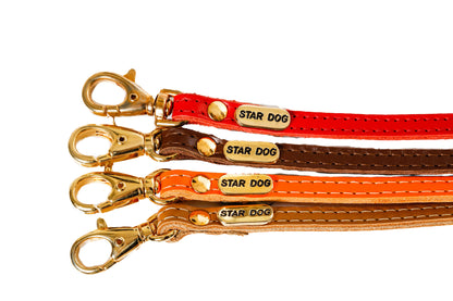 Jophi Thin Lead - Dog Leads - Soft Leather - 11 Color Options